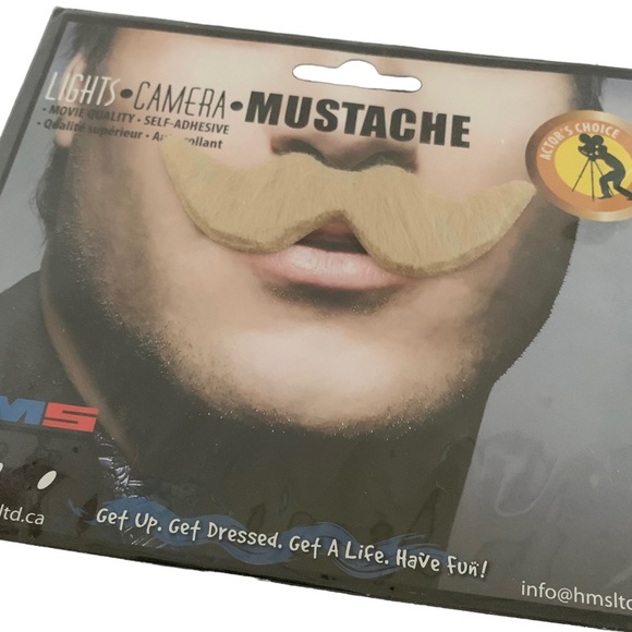 Self Adhesive Mustache Costume - Picture 5 of 10